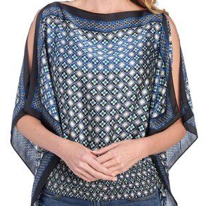 Max Studio open-sleeve kerchief-style blouse S